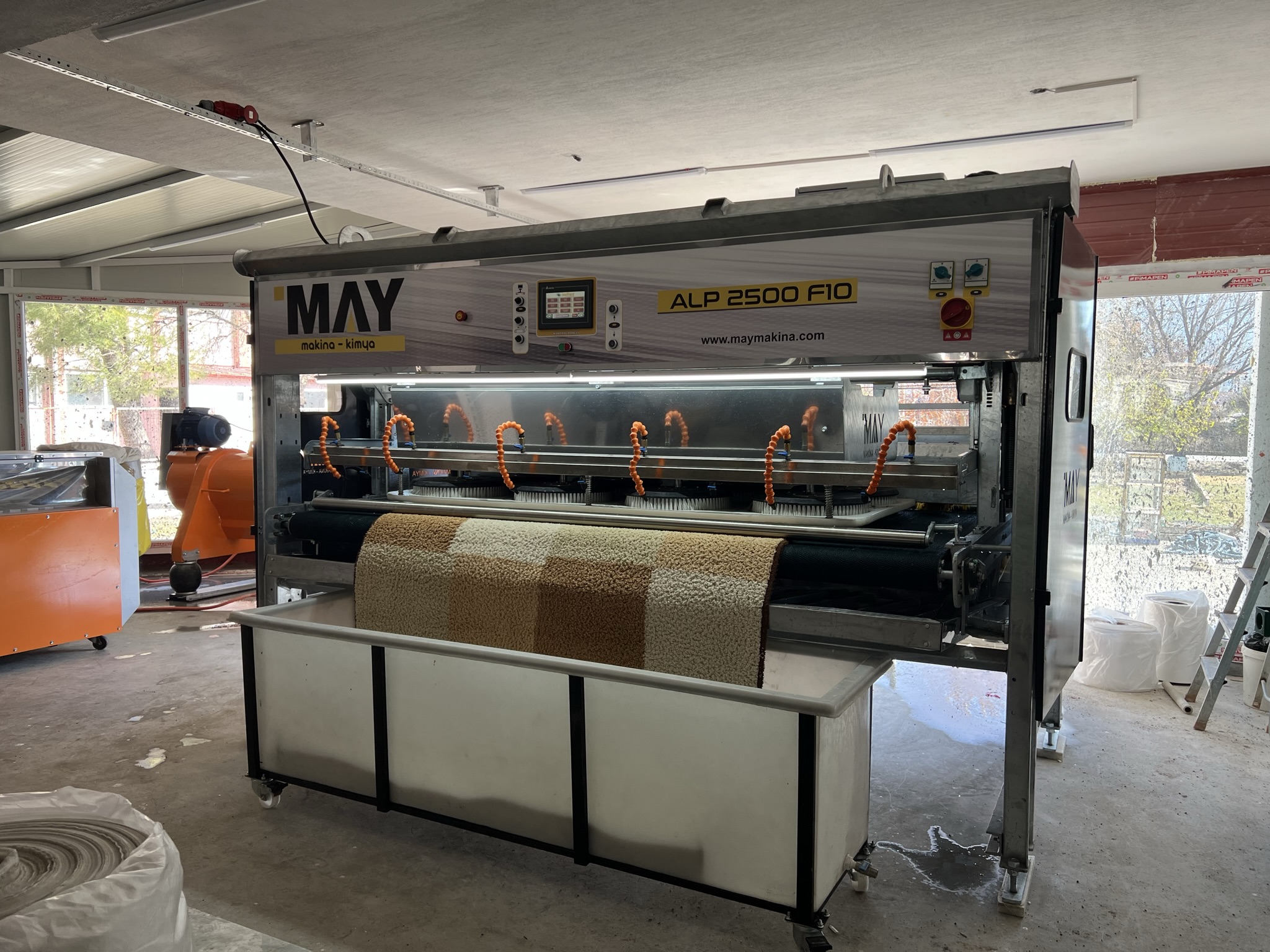 otomatik halı yıkama makinası